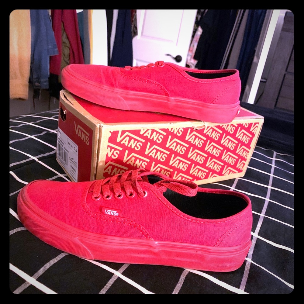Red Vans
